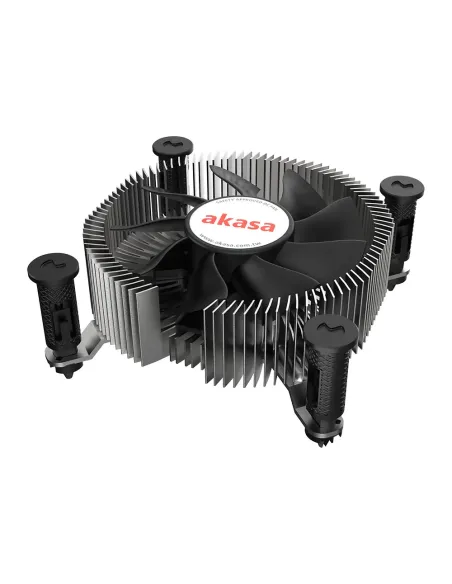 Akasa Intel LGA1700 Processore Raffreddatore ibrido Alluminio, Nero 1 pz