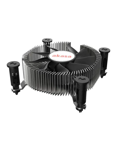 Akasa Intel LGA1700 Processore Raffreddatore ibrido Alluminio, Nero 1 pz