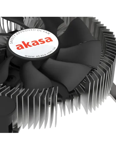 Akasa Intel LGA1700 Processore Raffreddatore ibrido Alluminio, Nero 1 pz