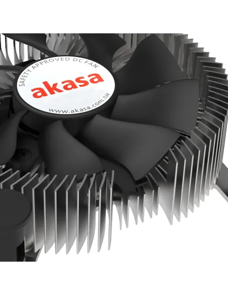 Akasa Intel LGA1700 Processore Raffreddatore ibrido Alluminio, Nero 1 pz