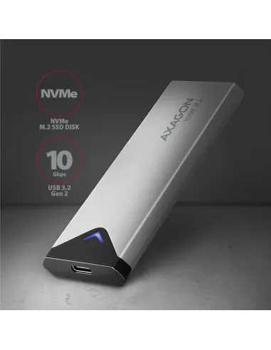 Axagon EEM2-UG2 contenitore di unità di archiviazione Box esterno SSD Nero, Grigio M.2