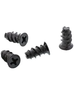 InLine Viti Ventole, 5,0x10,0mm, zincate, testa corce, nero, 50pz
