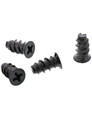 InLine Viti Ventole, 5,0x10,0mm, zincate, testa corce, nero, 50pz