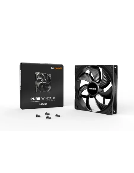 be quiet! Pure Wings 3 140mm Case per computer Ventilatore 14 cm Nero 1 pz