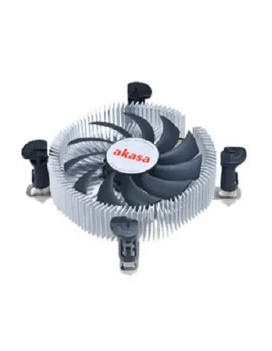 Akasa AK-CC7122BP01 sistema di raffreddamento per computer Processore Refrigeratore 7,5 cm Alluminio, Blu