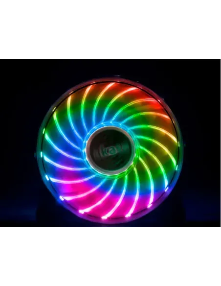 Akasa Vegas X7 Case per computer Ventilatore Nero, Trasparente