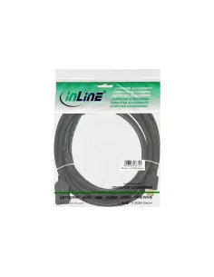 InLine Cavo HDMI-High Speed, Prolunga, 2m, 3D, dorato, nero, M-F 2