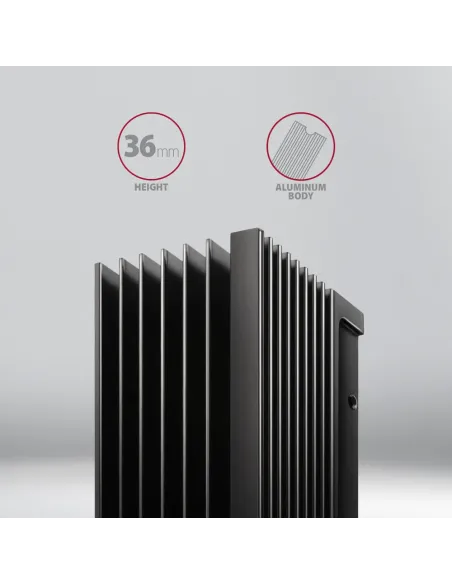 Axagon CLR-M2XL sistema di raffreddamento per computer M.2 NVMe SSD, Unità allo stato solido Dissipatore di calore Radiatore