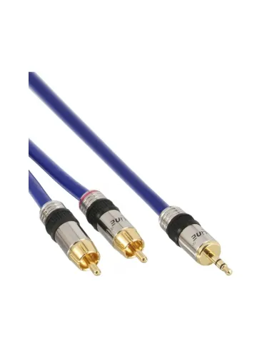 InLine Cavo Audio Jack 3,5mm maschio a 2x RCA maschio, 2m, PREMIUM
