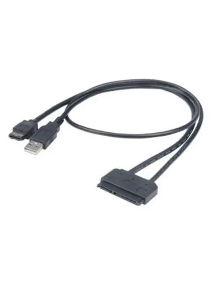 Akasa Flexstor eSATA USB cavo SATA 0,4 m Nero