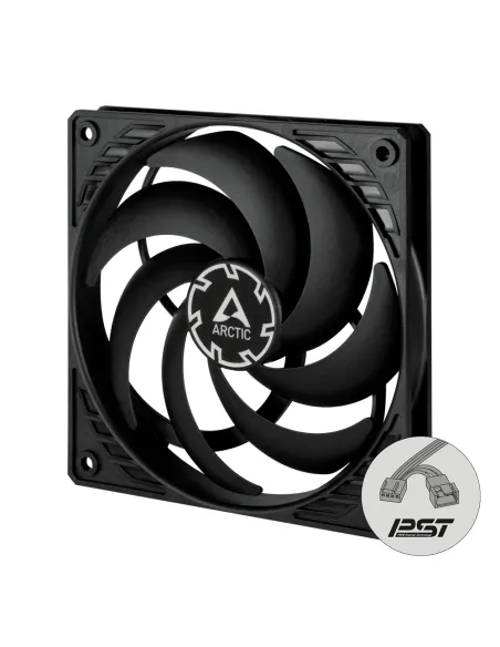 ARCTIC P12 Slim PWM PST Case per computer Ventilatore 12 cm Nero 1 pz