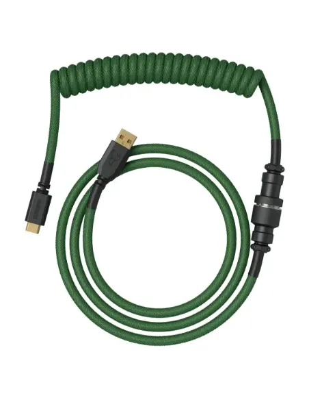 Glorious Gaming Coiled Verde 1,37 m