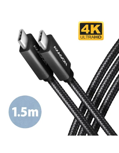 Axagon BUCM32-CM15AB cavo USB USB 3.2 Gen 2x2 1,5 m USB C Nero