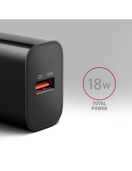 Axagon ACU-QC18 Caricabatterie per dispositivi mobili Telefono cellulare, Power bank, Smartphone, Orologio intelligente,