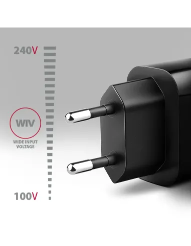 Axagon ACU-QC18 Caricabatterie per dispositivi mobili Telefono cellulare, Power bank, Smartphone, Orologio intelligente,