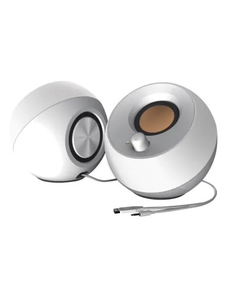 Creative Labs Pebble Bianco Cablato 4,4 W