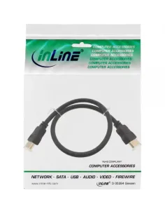 InLine Cavo HDMI 2.0, High Speed, Ethernet, 4K2K, 4K3D, 3m, Premium, dorato 2