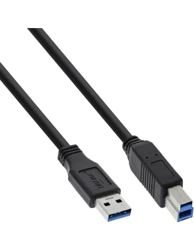 InLine Cavo USB 3.0 A maschio B maschio, nero, 3m