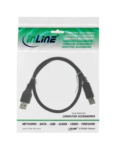InLine Cavo USB 3.0 A maschio B maschio, nero, 3m 2