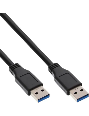 InLine Cavo USB 3.0 A maschio A maschio, nero, 1m