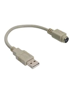 InLine Adattatore USB A maschio PS 2 Mini Din 6pin femmina, cavo 0,2m