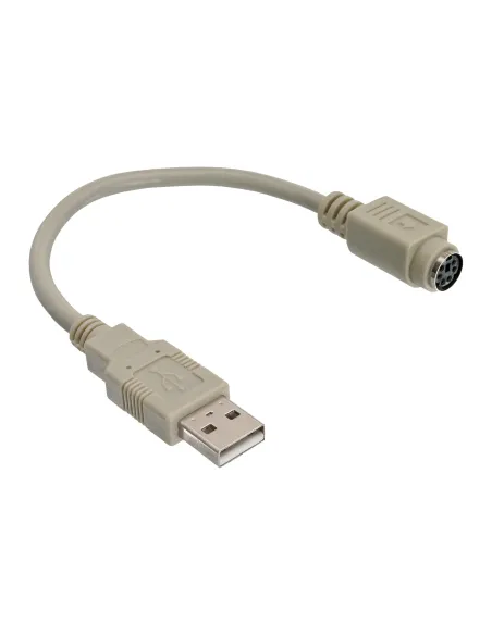 InLine Adattatore USB A maschio PS 2 Mini Din 6pin femmina, cavo 0,2m