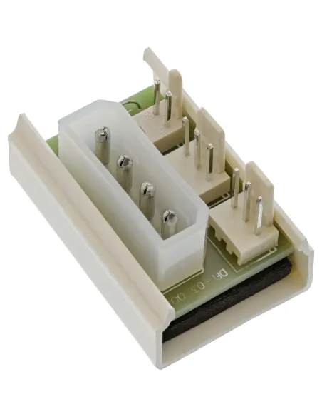 InLine Moltiplicatore porte alimentazione 2 ventole 3pin, 12V