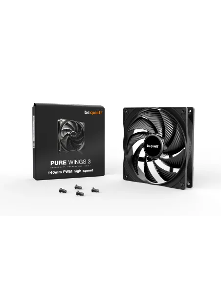be quiet! Pure Wings 3 140mm PWM high-speed Case per computer Ventilatore 14 cm Nero 1 pz