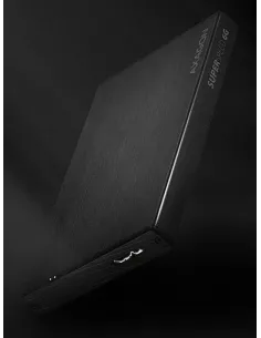 Axagon EE25-XA6 contenitore di unità di archiviazione Box esterno HDD SSD Nero 2.5" 2