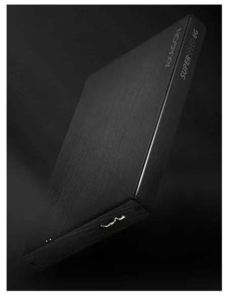 Axagon EE25-XA6 contenitore di unità di archiviazione Box esterno HDD SSD Nero 2.5"