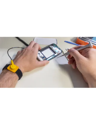 InLine Braccialetto antistatico, cinturino regolabile, cavo terra coccodrillo