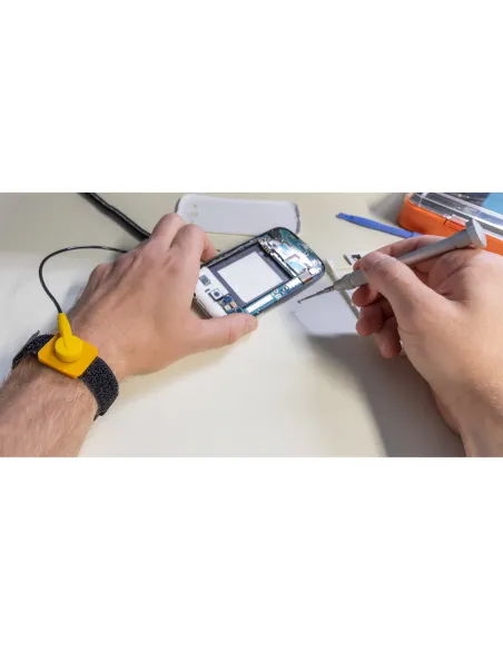 InLine Braccialetto antistatico, cinturino regolabile, cavo terra coccodrillo