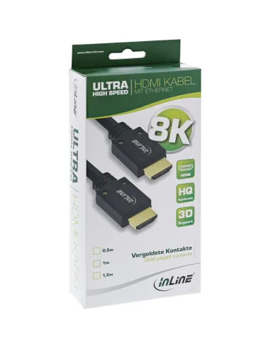 InLine Cavo HDMI Ultra High Speed, 8K4K, M M, 2m