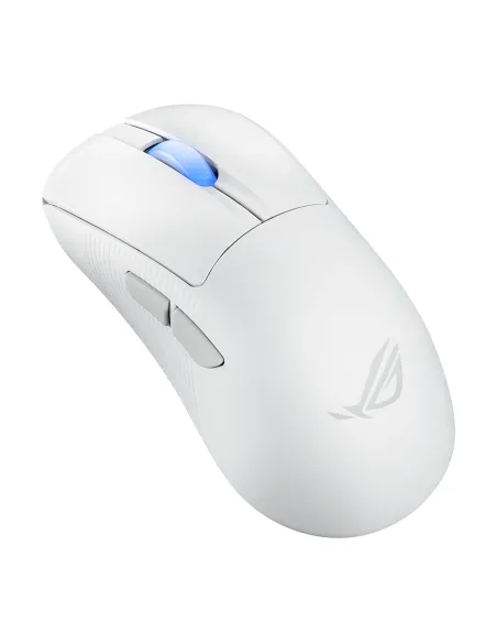 ASUS ROG Keris II Ace Wireless AimPoint White mouse Gaming Mano destra RF Wireless + Bluetooth + USB Type-A Ottico 42000 DPI