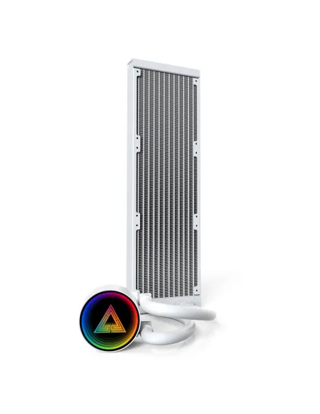 Montech LightFlow ARGB 360 Processore Raffreddatore di liquidi tutto in uno 12 cm Bianco 1 pz