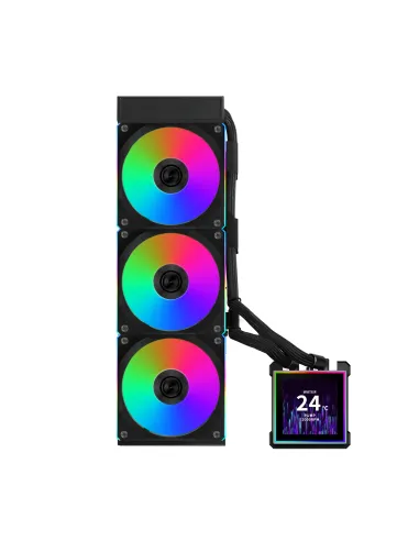 Lian Li HydroShift II LCD-S 360 CL Processore Kit di raffreddamento a liquido 12 cm Nero 1 pz