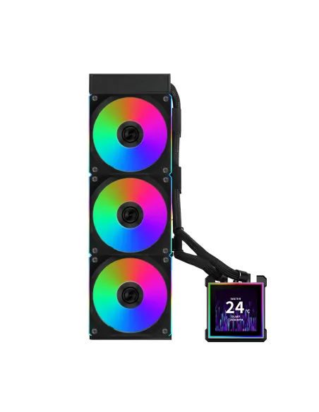 Lian Li HydroShift II LCD-S 360 CL Processore Kit di raffreddamento a liquido 12 cm Nero 1 pz