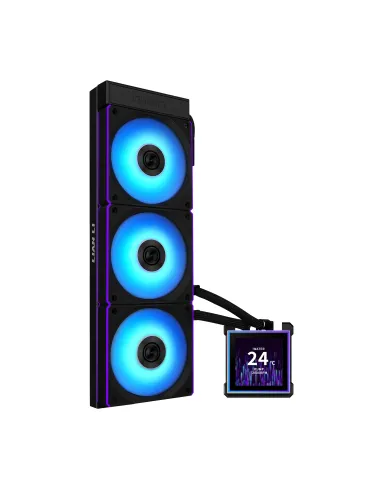 Lian Li HydroShift II LCD-S 360 CL Processore Kit di raffreddamento a liquido 12 cm Nero 1 pz
