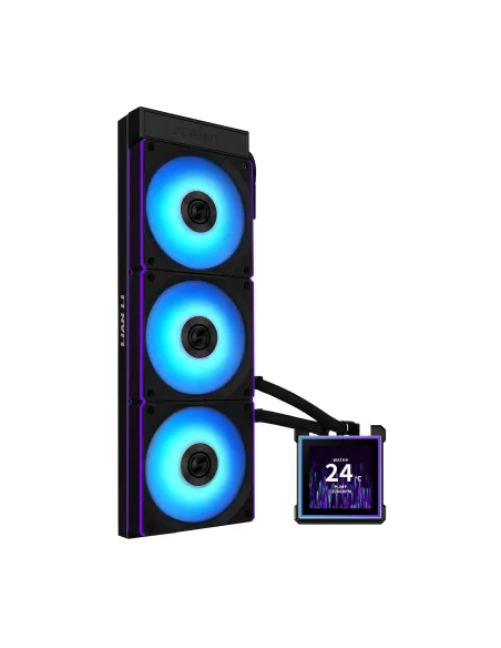 Lian Li HydroShift II LCD-S 360 CL Processore Kit di raffreddamento a liquido 12 cm Nero 1 pz