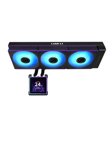 Lian Li HydroShift II LCD-S 360 CL Processore Kit di raffreddamento a liquido 12 cm Nero 1 pz