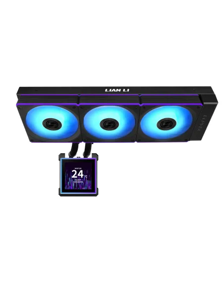 Lian Li HydroShift II LCD-S 360 CL Processore Kit di raffreddamento a liquido 12 cm Nero 1 pz