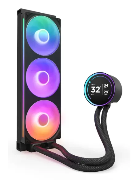NZXT Kraken Elite 360 RGB Processore Raffreddatore di liquidi tutto in uno 12 cm Nero 1 pz