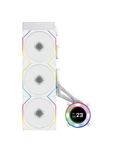 Lian Li GA II Hydroshift II LCD-C 360TL Processore Raffreddatore di liquidi tutto in uno 12 cm Bianco 1 pz