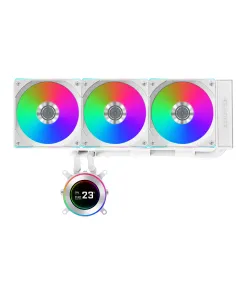 Lian Li GA II Hydroshift II LCD-C 360CL Processore Raffreddatore di liquidi tutto in uno 12 cm Bianco 1 pz