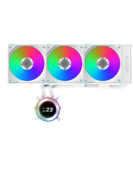 Lian Li GA II Hydroshift II LCD-C 360CL Processore Raffreddatore di liquidi tutto in uno 12 cm Bianco 1 pz