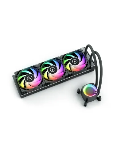 EK Nucleus AIO CR360 Lux D-RGB Processore Raffreddatore di liquidi tutto in uno 12 cm Nero 1 pz