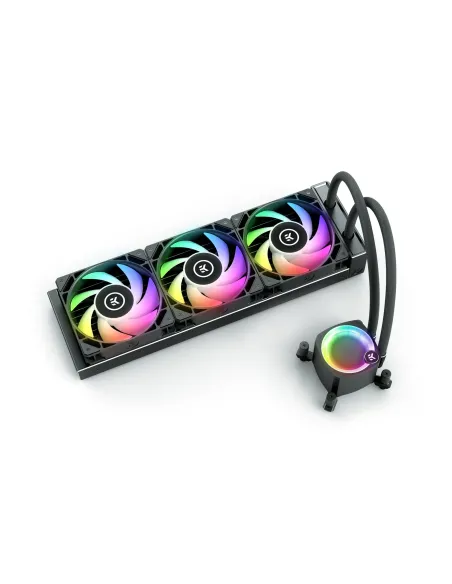 EK Nucleus AIO CR360 Lux D-RGB Processore Raffreddatore di liquidi tutto in uno 12 cm Nero 1 pz
