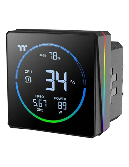 Thermaltake TH360-S V3 ARGB Processore Raffreddatore di liquidi tutto in uno 12 cm Nero 1 pz