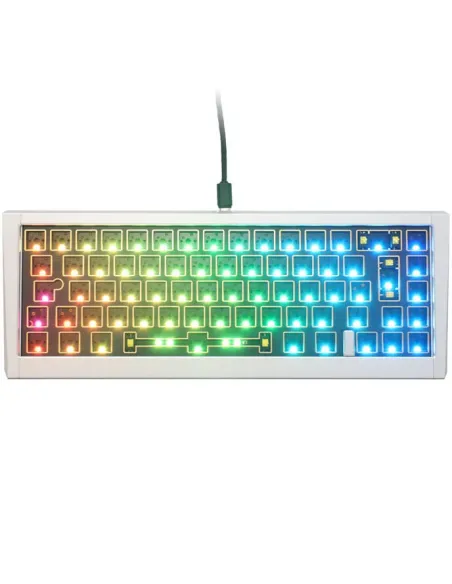 Ducky Outlaw 65 tastiera Universale USB Inglese US Argento