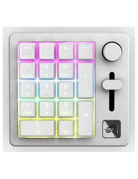 Keychron GMMK Numpad tastiera Casa ufficio USB + RF Wireless + Bluetooth Bianco